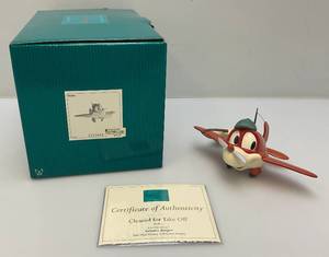 lot 170 image: EST. $175.00-$225.00 Vintage WDCC Pedro Cleared For Take Off  Figurine  With COA In Original Box