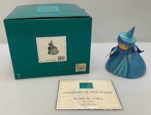 lot 200 image: EST. $125.00-$200.00 Vintage WDCC SLEEPING BEAUTY A Little Bit Of Blue (Merryweather) Figurine  With COA In Original Box