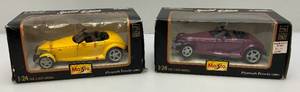 lot 209 image: Maisto 124  Scale Die Cast Special Edition Plymouth Prowlers (NIB)