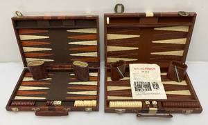 lot 217 image: Vintage Backgammon Games