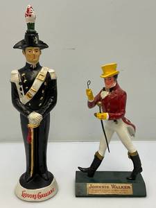 lot 220 image: Vintage Johnnie Walker Scotch Counter Top Display Piece And Liquore Galliano