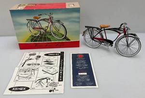 lot 247 image: Miniature SCHWINN Diecast Black Phantom Bicycle (NIB)