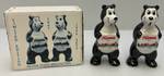 1997 HAMM'S Bear Limited Edition Salt And Pepper Shakers (NIB)