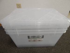 Set of 3 Greenmade Storage Bins with Lid, 27 Gallon