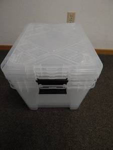 Set of 3 Greenmade Instaview 45 Quart Multi-Use Storage Bin