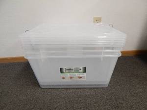 lot 29 image: Set of 3 Greenmade Instaview 45 Quart Multi-Use Storage Bins