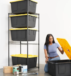 Safe Racks Storage Bin Rack for 27 Gal. Storage Bins *Bins not included*
