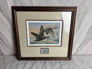 lot 3 image: Duck Stamp Framed Print
