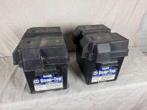 lot 17 image: NAPA Marine Group 24 Battery Boxes
