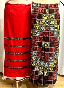 lot 98 image: Set of 3 Ukrainian Traditional Womens Skirts and Wraps