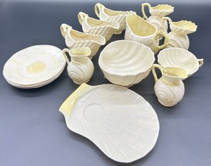 lot 166 image: Belleek Collection of Toy Shell, Tridacna, Double Shell and New Shell Patterns
