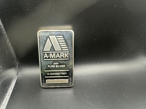 lot 1 image: A-MARK Ten Ounce .999 Silver Bar