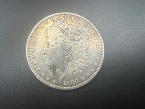 lot 14 image: 1890 Morgan Silver Dollar