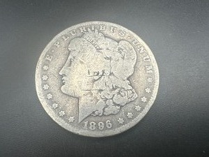 lot 17 image: 1896 Morgan Silver Dollar
