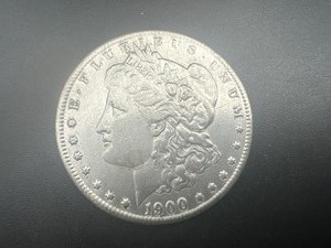 lot 21 image: 1900-S Morgan Silver Dollar