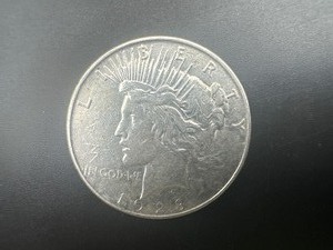 lot 46 image: 1923-D Peace Silver Dollar