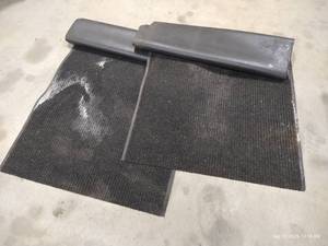 lot 22 image: (2) Industrial Rugs
