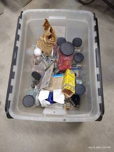 lot 29 image: Tote of Electrical Connectors