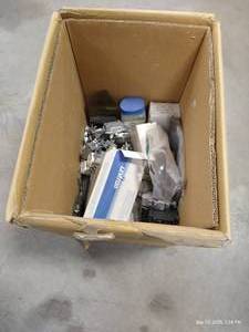lot 39 image: Box of Electrical Parts - Switches, Etc
