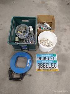 lot 65 image: Electrical Parts, Fish Tape, Etc