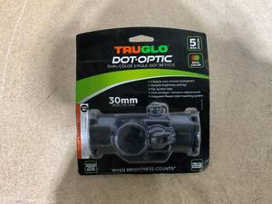 lot 83 image: Truglo Dual-Color Red Dot Sight - 30MM Objective Lens - Weaver-Style Mount