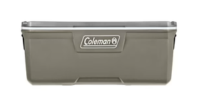 lot 22 image: Coleman 316 Series 150QT Hard Chest Cooler, Silver Ash