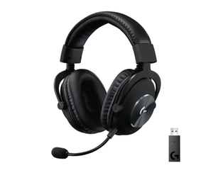 lot 23 image: Logitech - G PRO X Wireless Gaming Headset for PC - Black