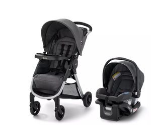lot 433 image: Graco Fastaction SE 2.0 Travel System - Astaire