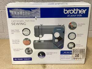 lot 454 image: LX3817G 17-Stitch Full-size Sewing Machine