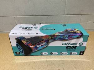 lot 43 image: Gotrax Edge Hoverboard for Kids Adults, 6.5 Tires 6.2mph & 2.5 Miles Self Balancing Scooter, Galaxy
