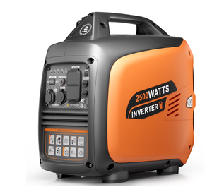 lot 7 image: Efurden 2500-Watt Portable Inverter Generator Gas Powered, EPA Compliant, Parallel Capability, CO Shutdown, Low Noise for Camping and Home Use