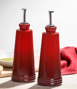 lot 231 image: Le Creuset Signature Oil Vinegar Set