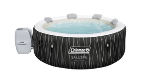 lot 51 image: Coleman SaluSpa Hollywood Luxe AirJet Inflatable Hot Tub with LED Lights 4-6 person