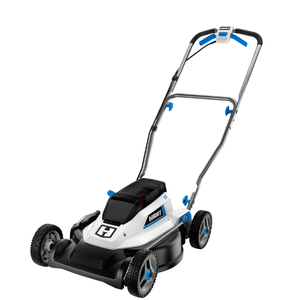 lot 463 image: HART 40-Volt Cordless 18-inch Push Mower Kit, 6Ah Lithium-Ion Battery,