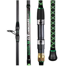 lot 486 image: Sougayilang Surf Spinning Fishing Rod Carbon Travel for Beach Saltwater 2 Pieces, 11ft