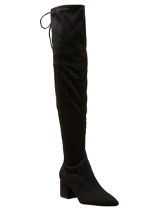 lot 490 image: A New Day Womens Greta Tall Dress Boots 88687892 Black 5.5