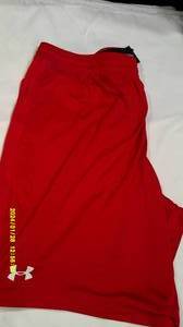 lot 80 image: 2 Under Armor XL Mens Red Shorts MSRP $60 