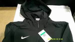 lot 125 image: 2 Nike Mens Black Baseball Jacket XL MSRP NA
