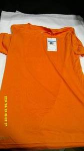 lot 132 image: 4 Nike Mens Light Orange Training Shirt Medium MSRP $100