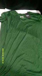 lot 137 image: 4 Under Armor&nbspMens Green Locker Tee Medium MSRP $100