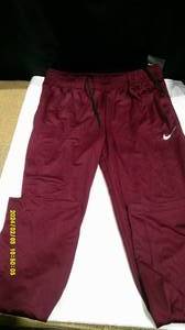 lot 178 image: 2 Nikes Womens Dri-Fit Training Pants Size Large MSRP NA