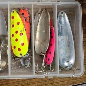 lot 32 image: 15 Dare Devles in Tackle Box