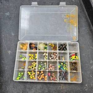 lot 63 image: Large Tacklebox of Jig Heads