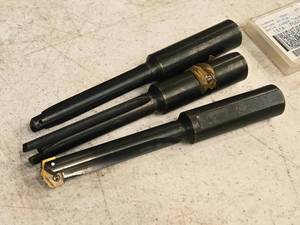 lot 764 image: Lot of (3) Allied Machine & Engineering 34 High Penetration Drilling System 24000S-075L #0 T-A STD 34 SS