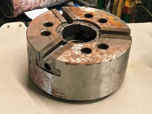 lot 721 image: Samchully 3-Jaw Power Chuck 4 x 8 HH-208 82093