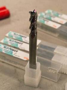 lot 828 image: Lot of (3) ALU-POWER 3-Flute End Mill - 14x14x58x2-12