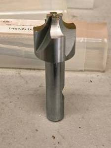 lot 822 image: Lot of (2) Allied Machine & Engineering HSS Corner Rounding End Mill - 14x12x1x3-18