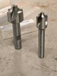 lot 824 image: Lot of (2) Allied Machine & Engineering HSS Corner Rounding End Mill - 18x38x58x3, 14x12x1x3-18