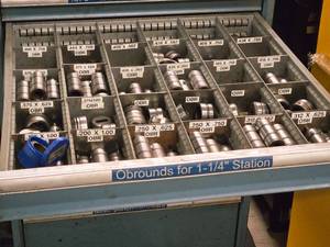 lot 743 image: Lot of (1 Drawer) Dies and Punches