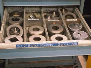 lot 745 image: Lot of (1 Drawer) Dies and Punches